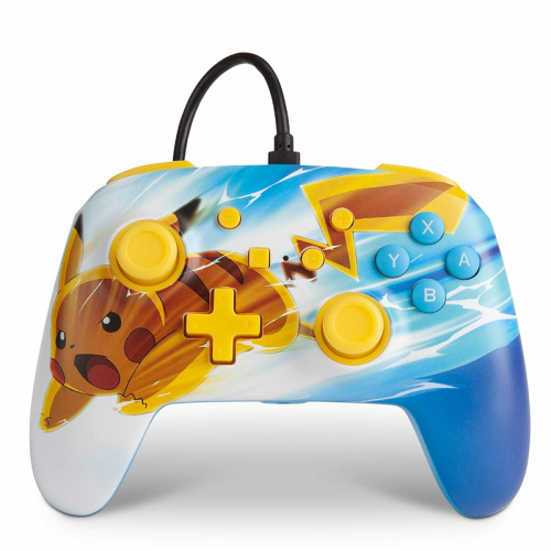 PowerA Enhanced Wired Controller for Nintendo Switch - Pokémon: Pikachu Charge, Gamepad, game controller, wired controller, officially licensed